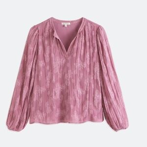 Nine Britton. Priya Flowy Pink Blouse. Size XL.